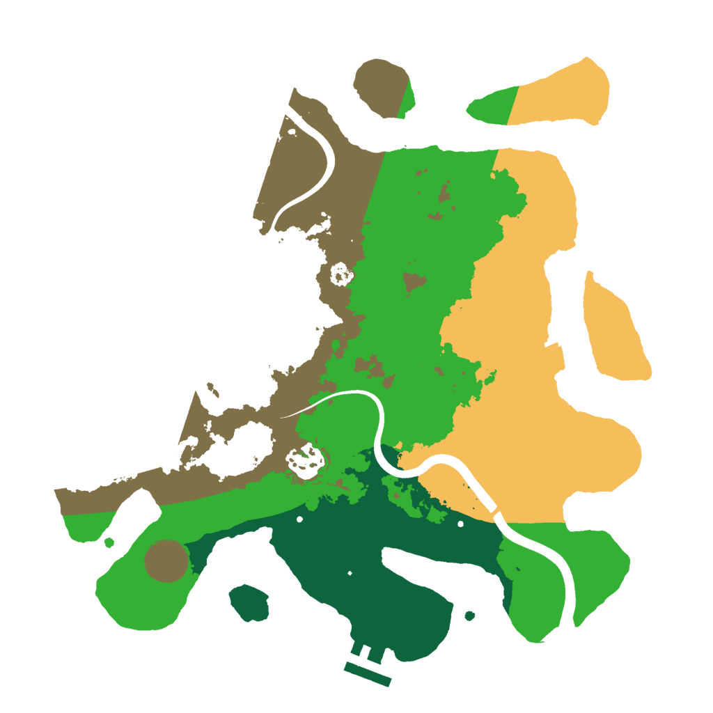 Biome Rust Map: Procedural Map, Size: 3000, Seed: 1433325526