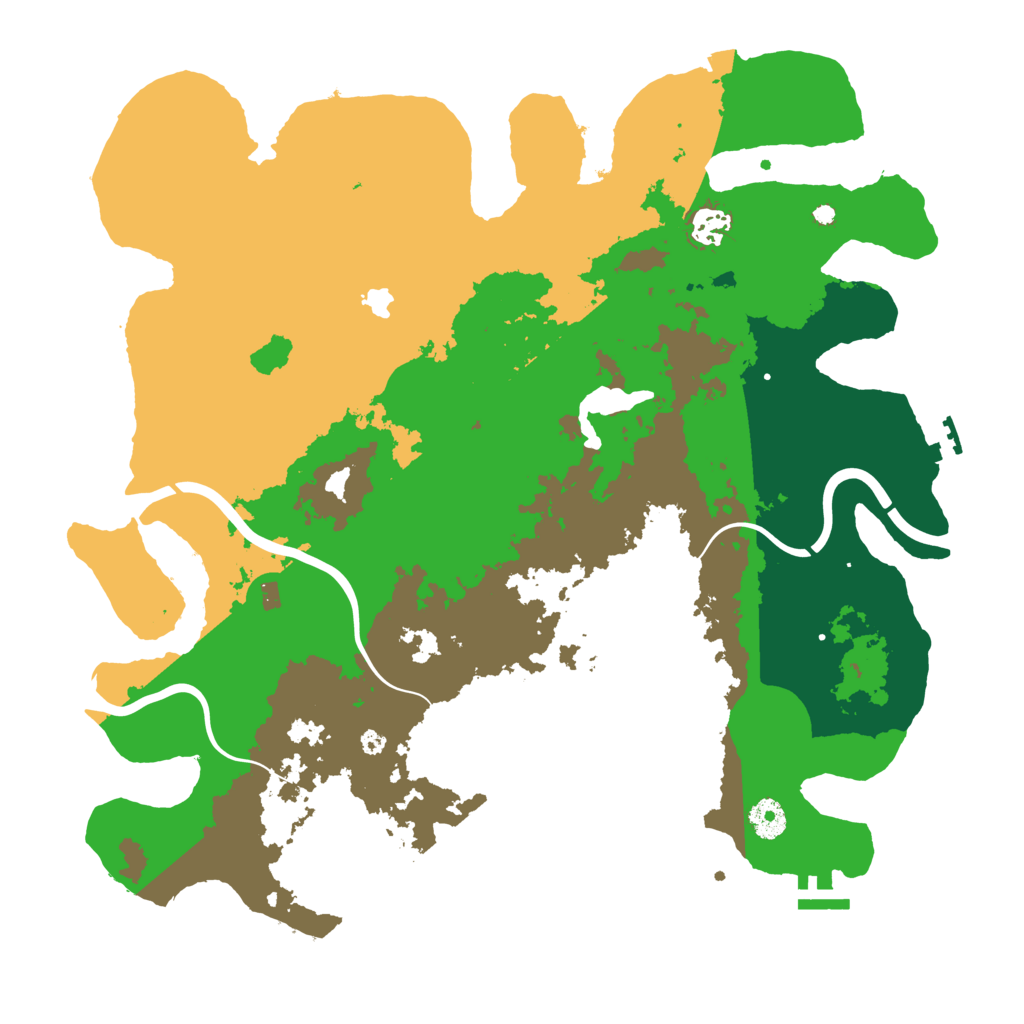 Biome Rust Map: Procedural Map, Size: 4000, Seed: 1663376879