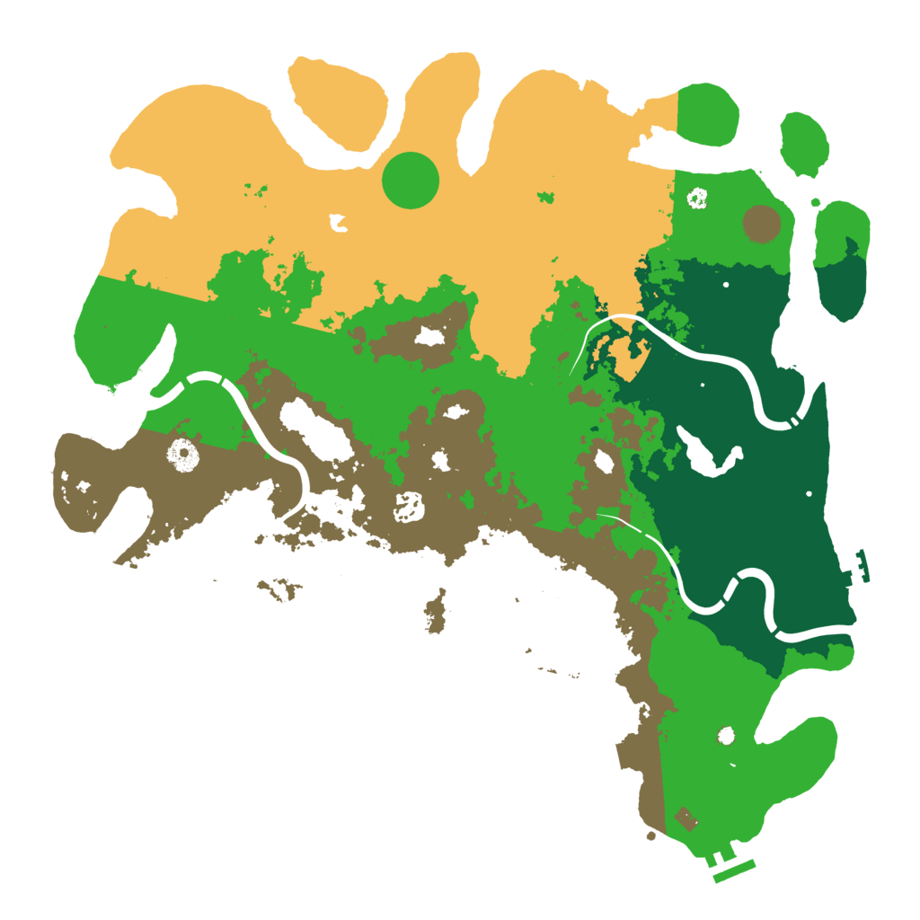 Biome Rust Map: Procedural Map, Size: 4250, Seed: 259035