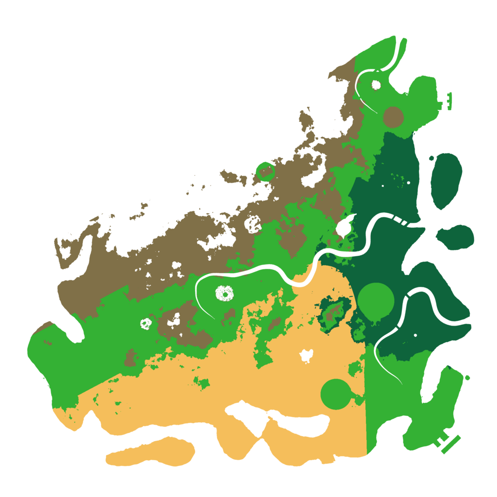 Biome Rust Map: Procedural Map, Size: 4250, Seed: 384899975