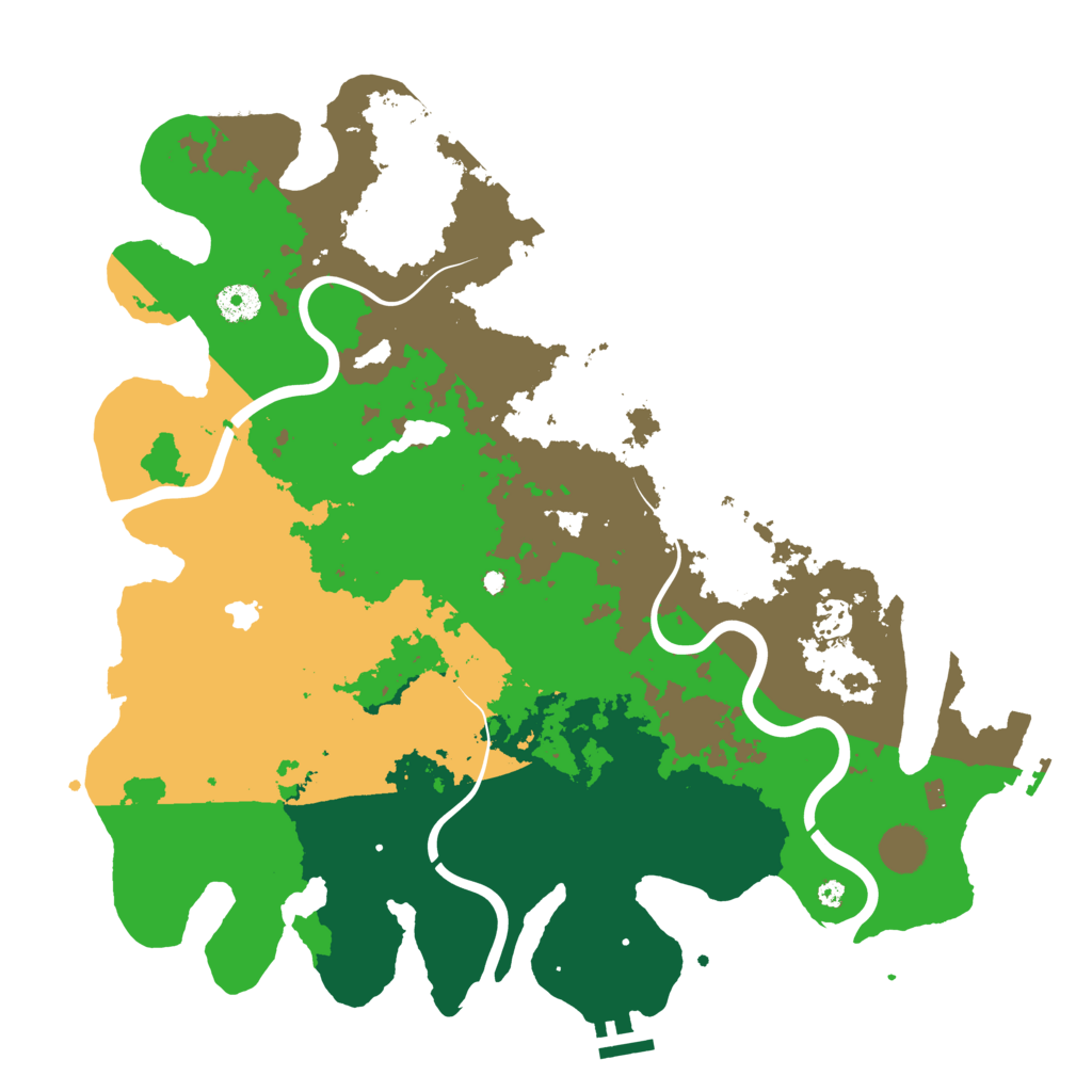 Biome Rust Map: Procedural Map, Size: 4000, Seed: 2056165801