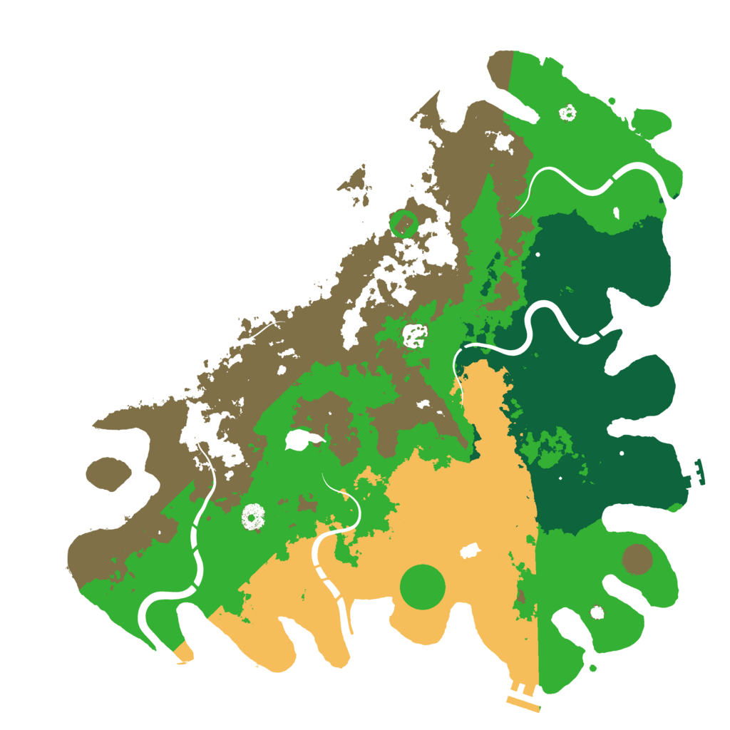 Biome Rust Map: Procedural Map, Size: 4250, Seed: 1599161133
