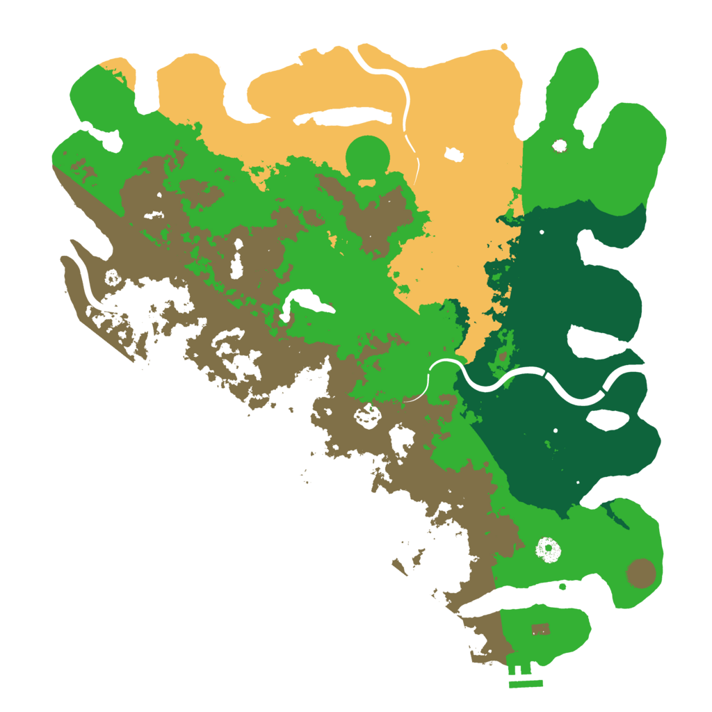 Biome Rust Map: Procedural Map, Size: 4250, Seed: 451977080