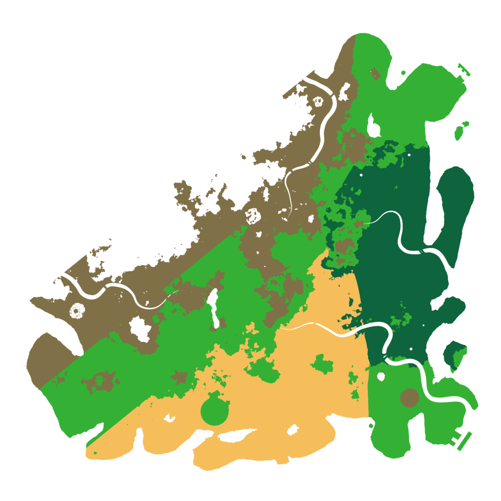 Biome Rust Map: Procedural Map, Size: 4750, Seed: 318300