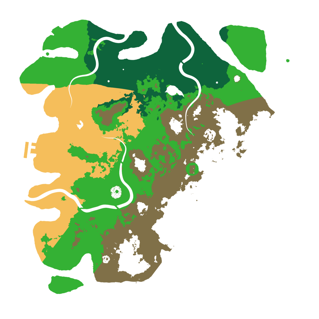 Biome Rust Map: Procedural Map, Size: 4000, Seed: 1099549535