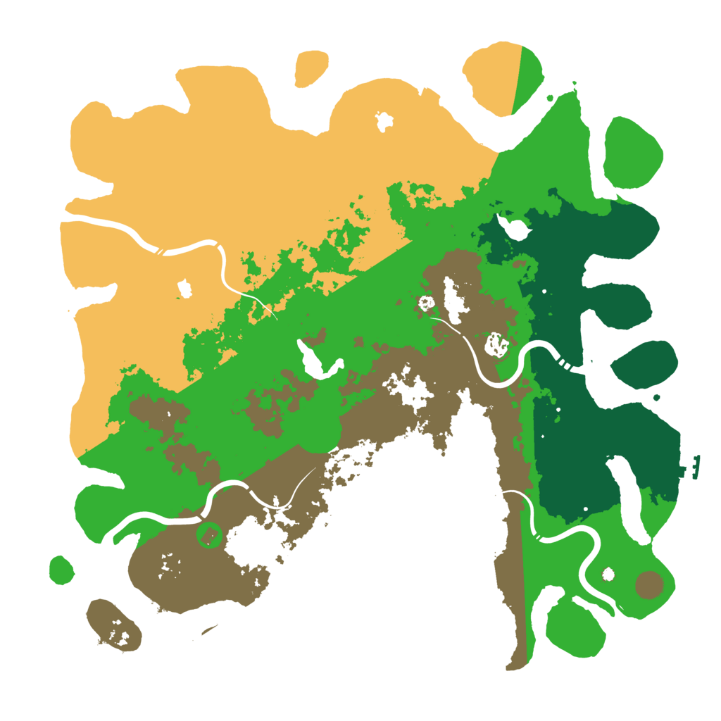 Biome Rust Map: Procedural Map, Size: 4500, Seed: 2143121172