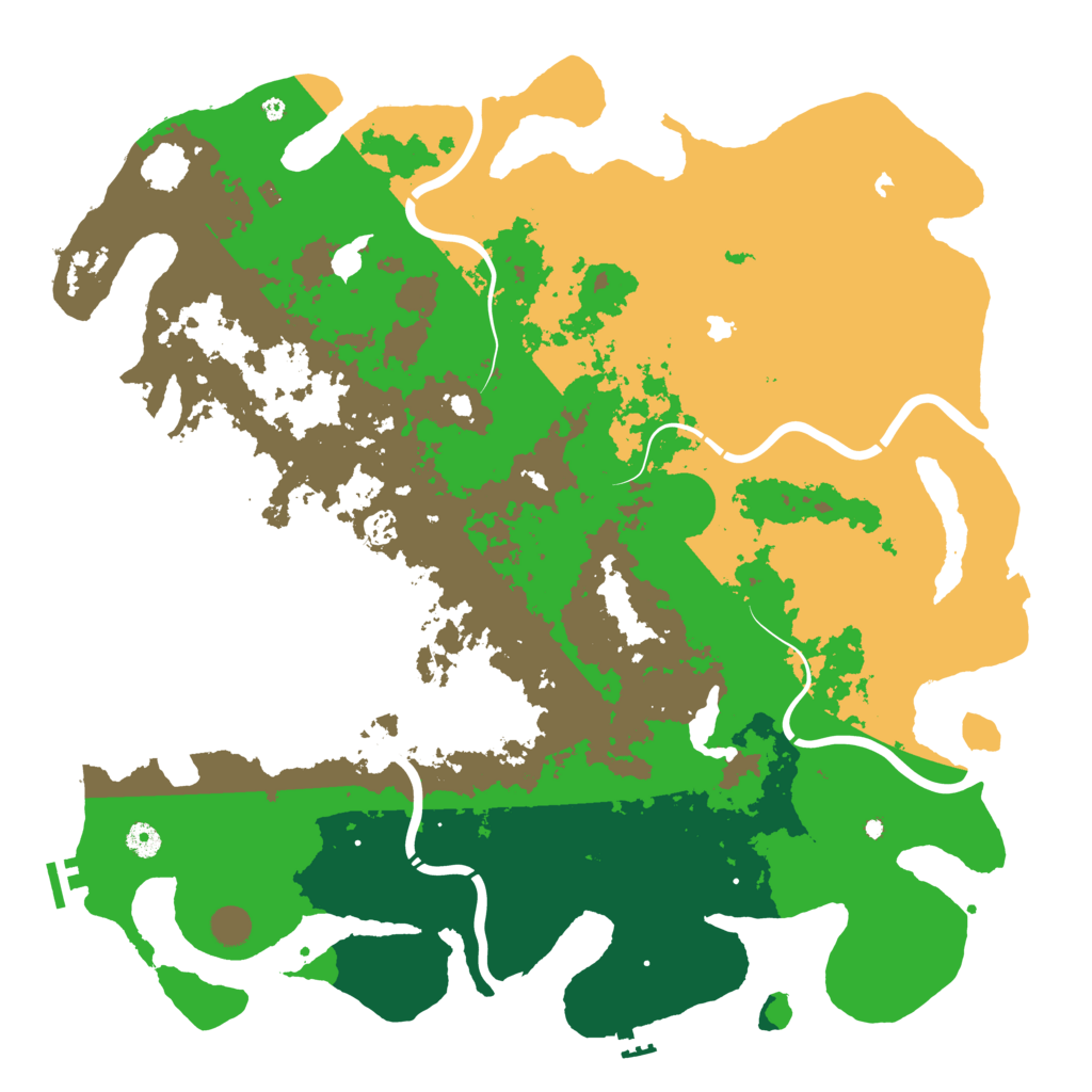 Biome Rust Map: Procedural Map, Size: 4750, Seed: 1177961524