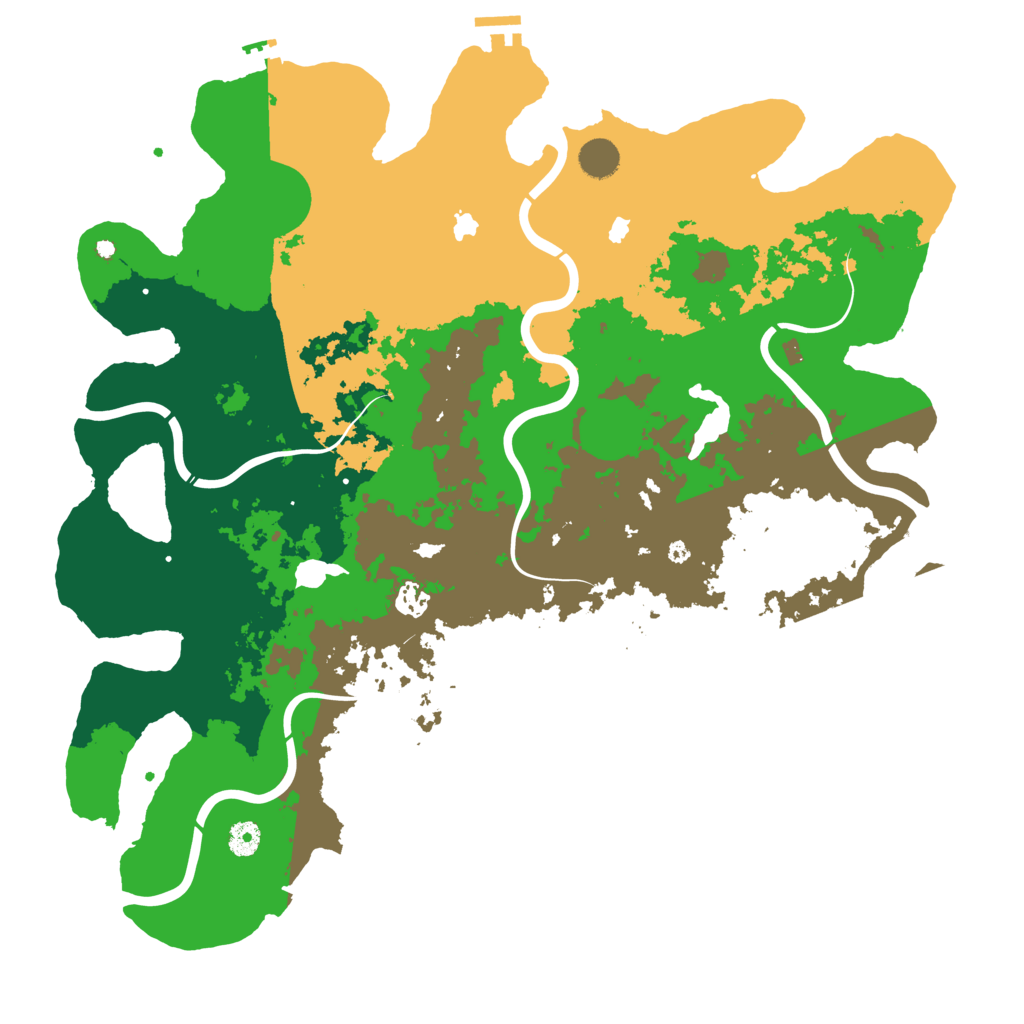 Biome Rust Map: Procedural Map, Size: 4500, Seed: 662644025