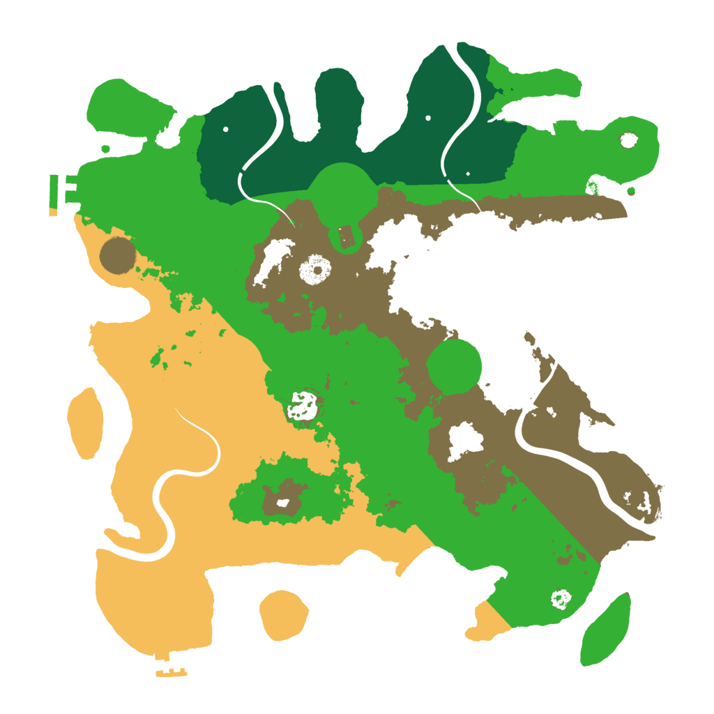 Biome Rust Map: Procedural Map, Size: 3500, Seed: 2117913006