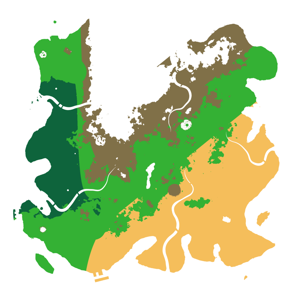 Biome Rust Map: Procedural Map, Size: 4250, Seed: 1673715136