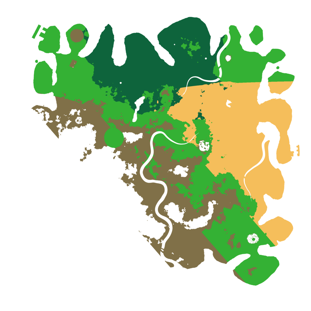 Biome Rust Map: Procedural Map, Size: 4250, Seed: 203033159