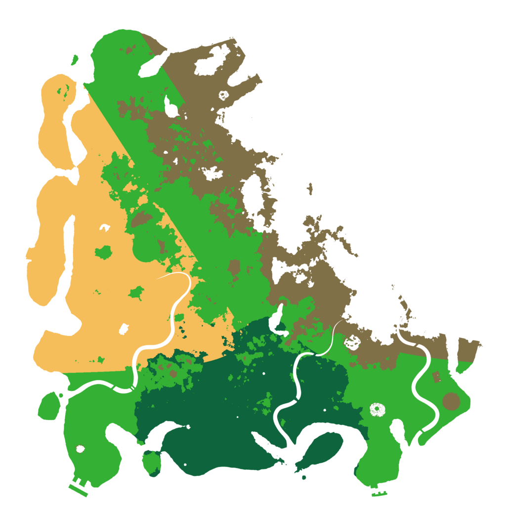 Biome Rust Map: Procedural Map, Size: 5000, Seed: 469673