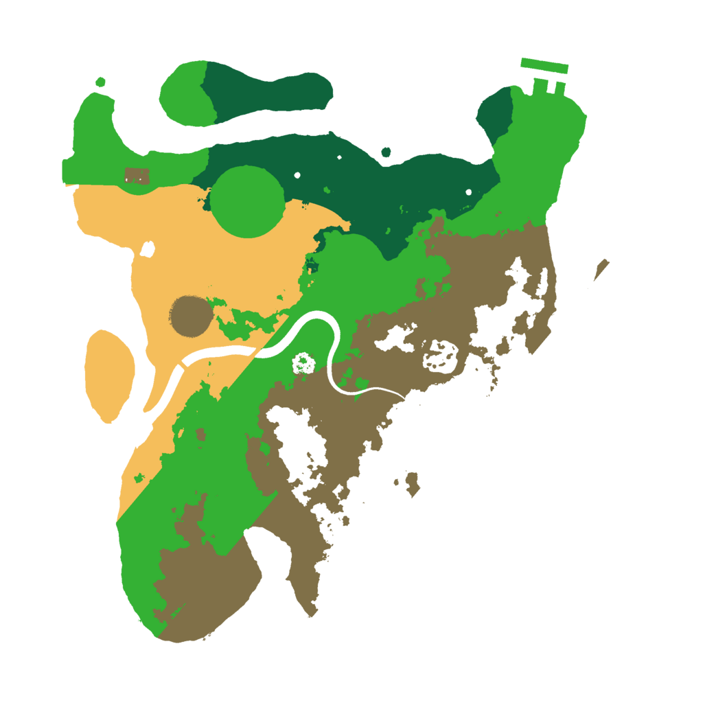 Biome Rust Map: Procedural Map, Size: 3000, Seed: 874707591