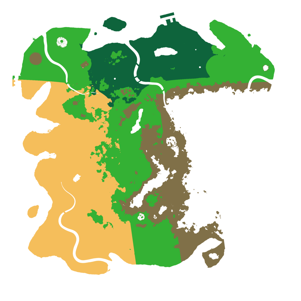 Biome Rust Map: Procedural Map, Size: 4250, Seed: 1036848332
