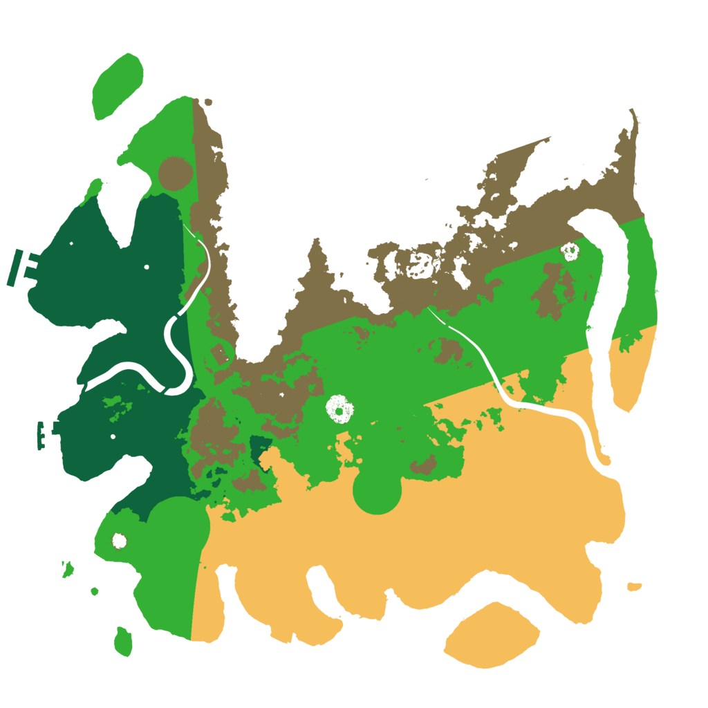 Biome Rust Map: Procedural Map, Size: 3800, Seed: 1255517319