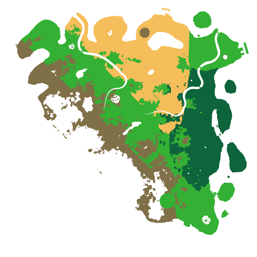 Biome Rust Map: Procedural Map, Size: 4500, Seed: 1272636226