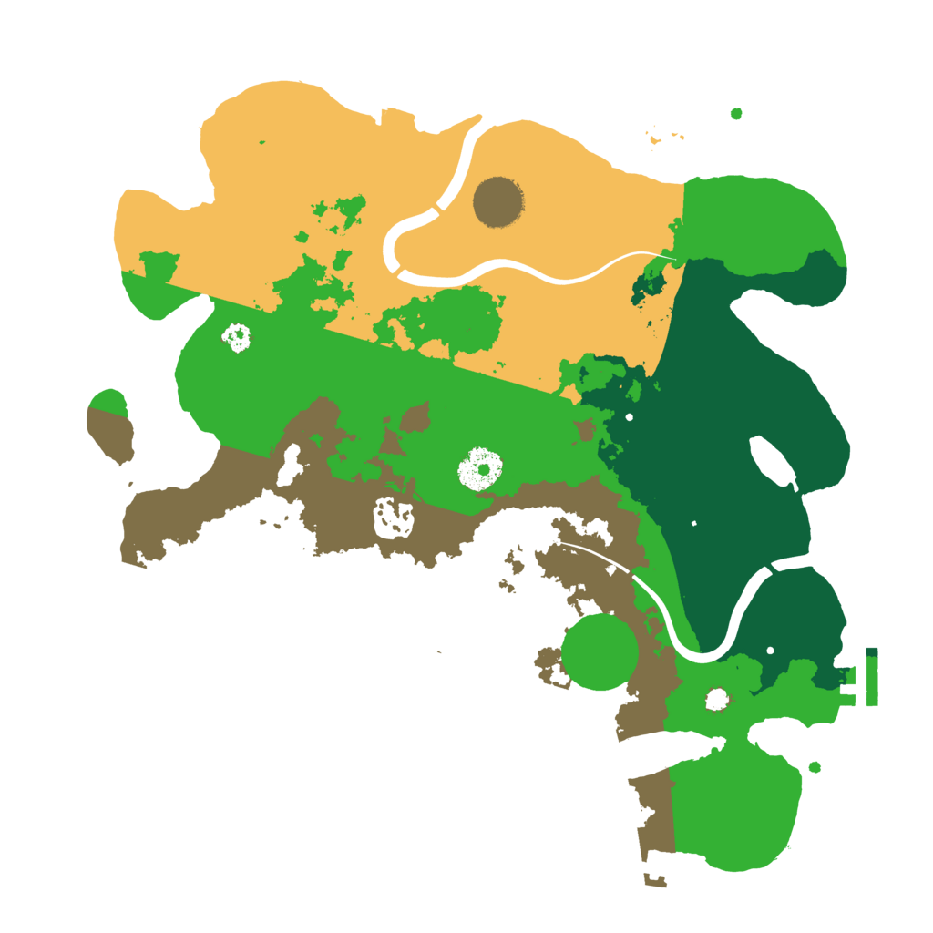 Biome Rust Map: Procedural Map, Size: 3250, Seed: 1718383900