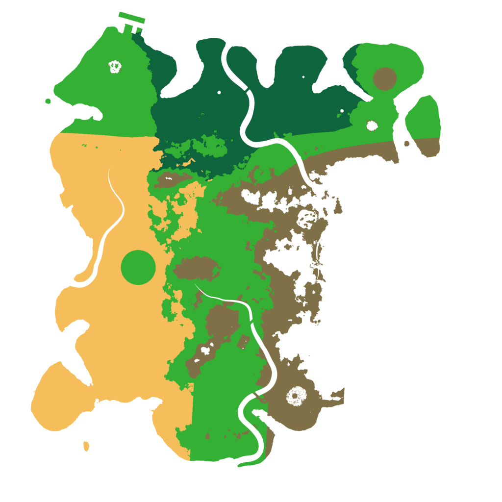 Biome Rust Map: Procedural Map, Size: 3800, Seed: 1918606313