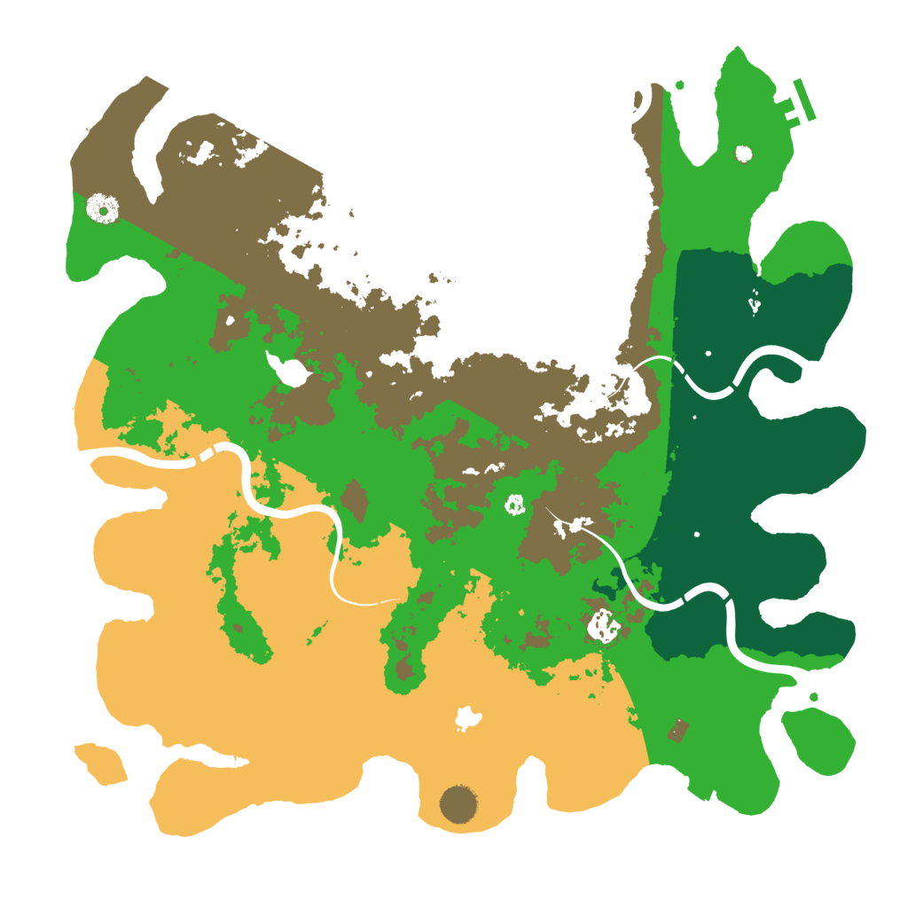 Biome Rust Map: Procedural Map, Size: 4250, Seed: 1624609112