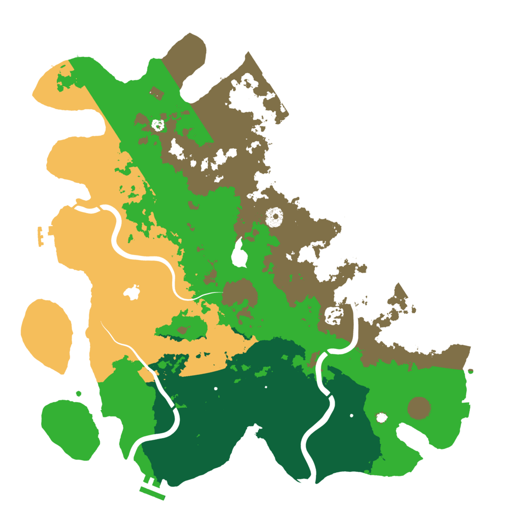 Biome Rust Map: Procedural Map, Size: 4000, Seed: 963775900