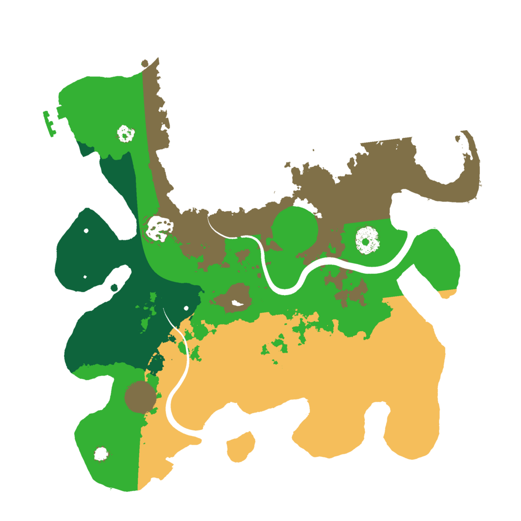 Biome Rust Map: Procedural Map, Size: 3000, Seed: 1011624918