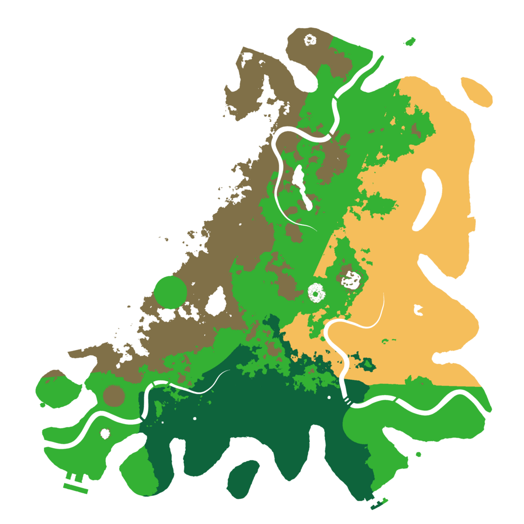 Biome Rust Map: Procedural Map, Size: 4250, Seed: 1359904060