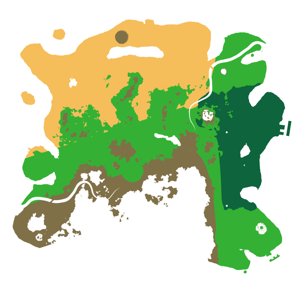 Biome Rust Map: Procedural Map, Size: 4000, Seed: 1830687620