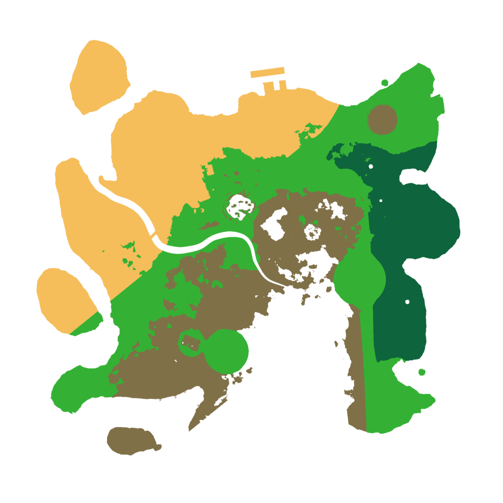 Biome Rust Map: Procedural Map, Size: 3000, Seed: 1138562998