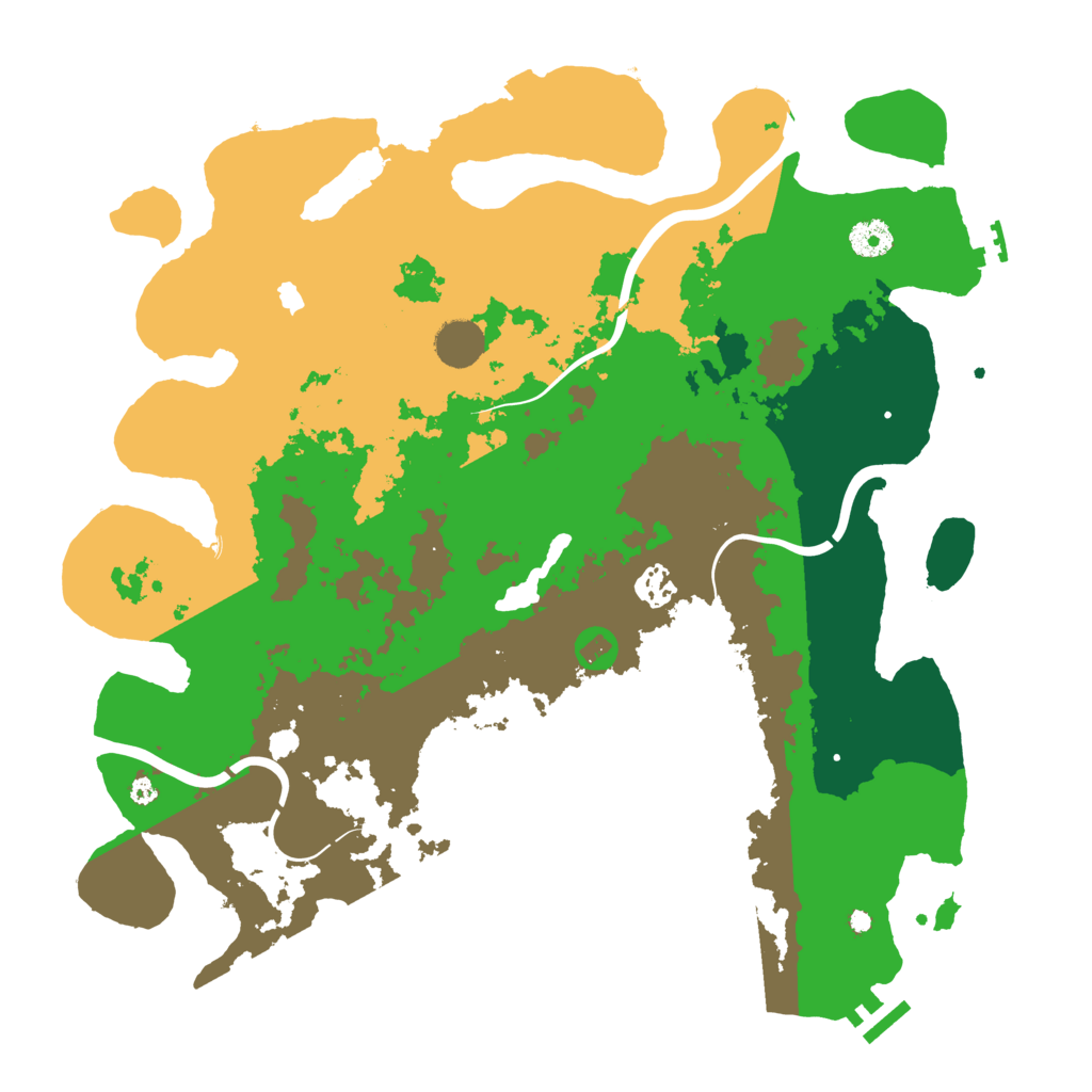 Biome Rust Map: Procedural Map, Size: 4000, Seed: 70110036