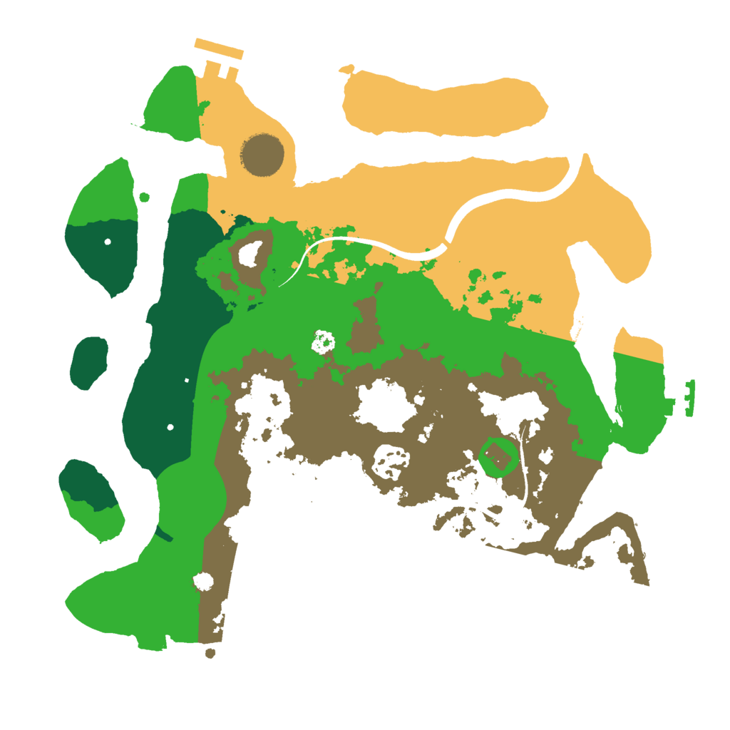 Biome Rust Map: Procedural Map, Size: 3000, Seed: 1921423643