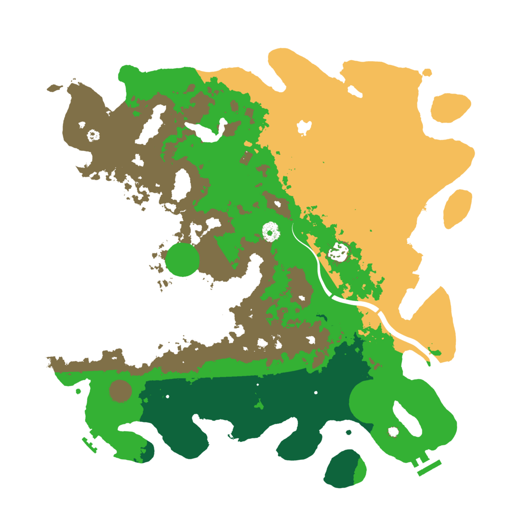 Biome Rust Map: Procedural Map, Size: 4000, Seed: 2725841