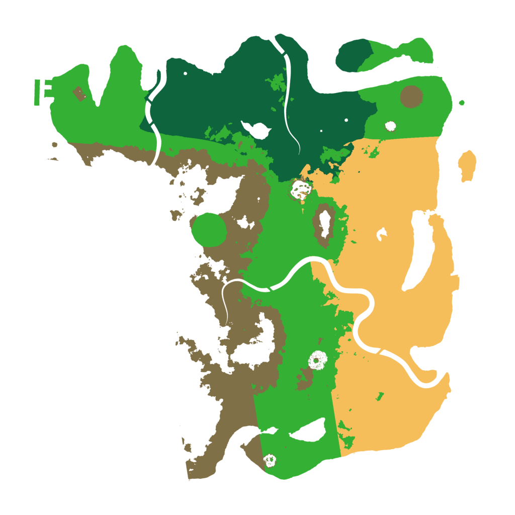 Biome Rust Map: Procedural Map, Size: 4000, Seed: 775392009
