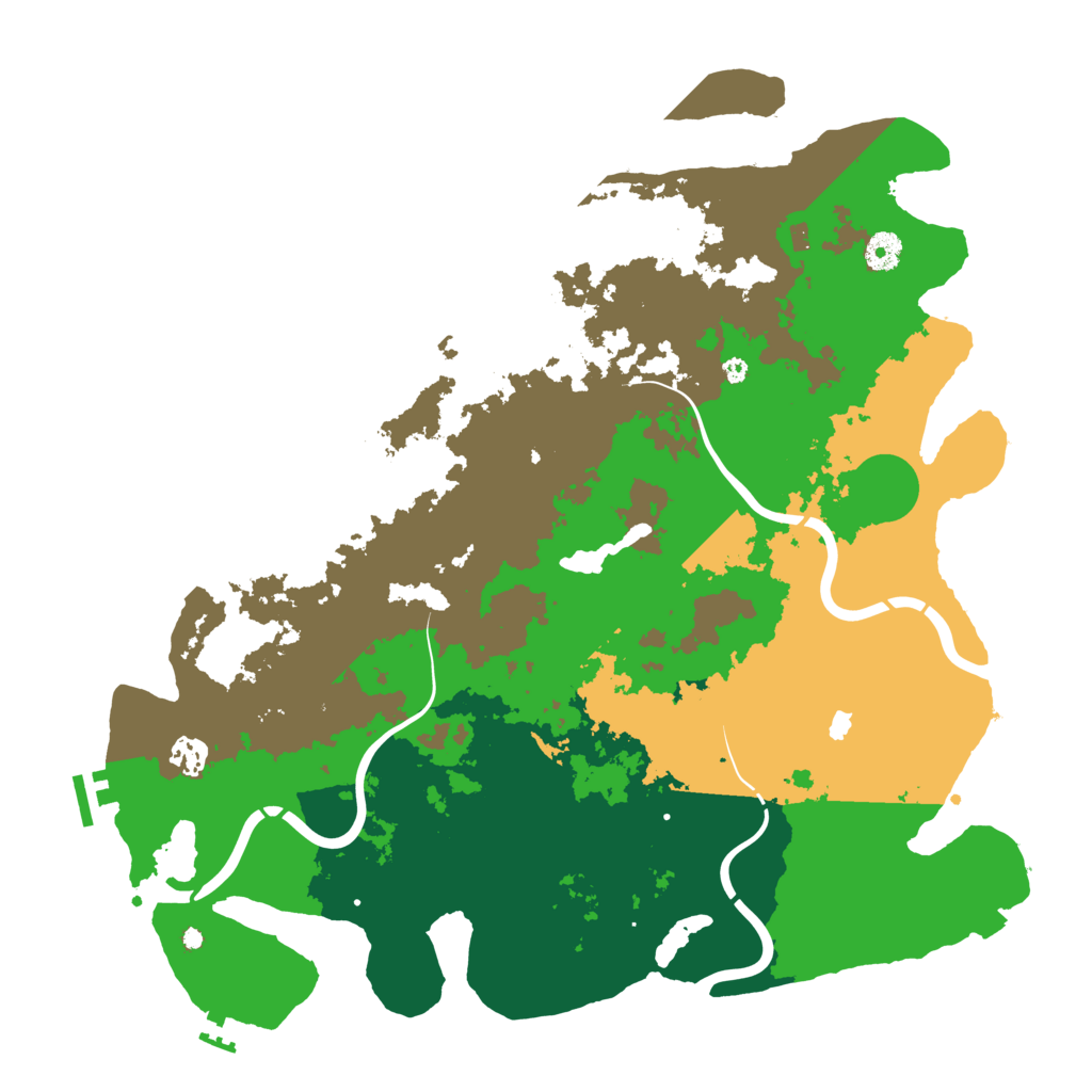 Biome Rust Map: Procedural Map, Size: 4250, Seed: 105475366