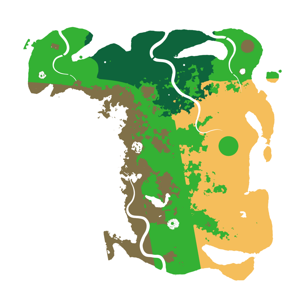 Biome Rust Map: Procedural Map, Size: 4000, Seed: 2469964