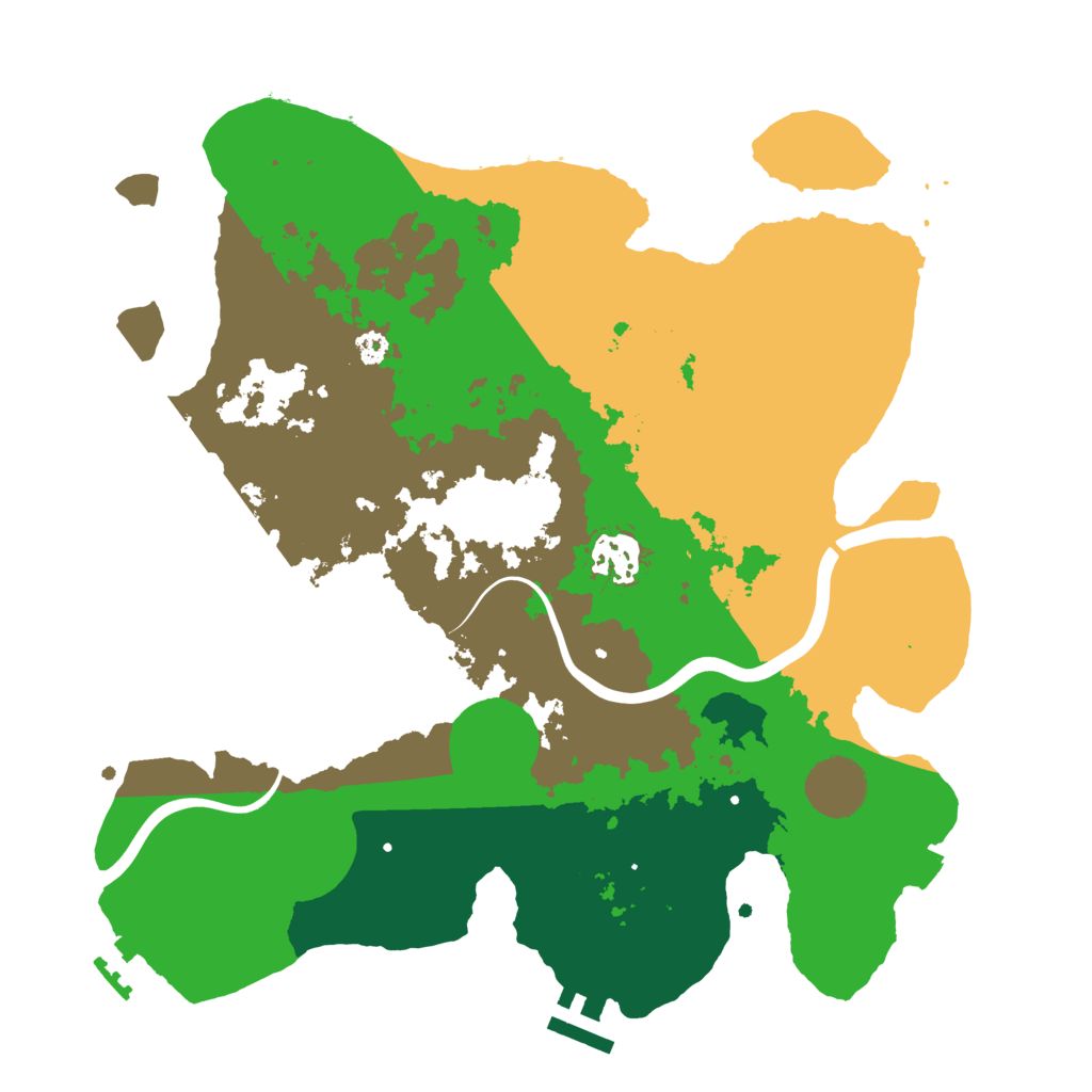 Biome Rust Map: Procedural Map, Size: 3250, Seed: 1347779168