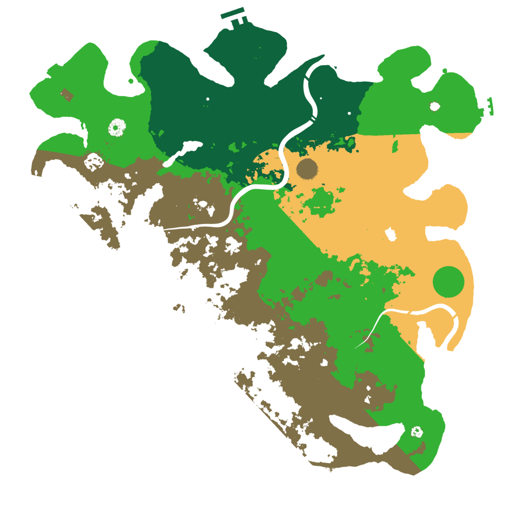 Biome Rust Map: Procedural Map, Size: 4250, Seed: 5647546