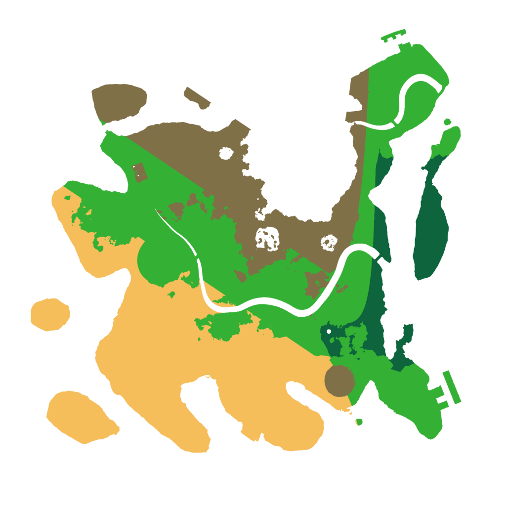 Biome Rust Map: Procedural Map, Size: 3000, Seed: 672830329