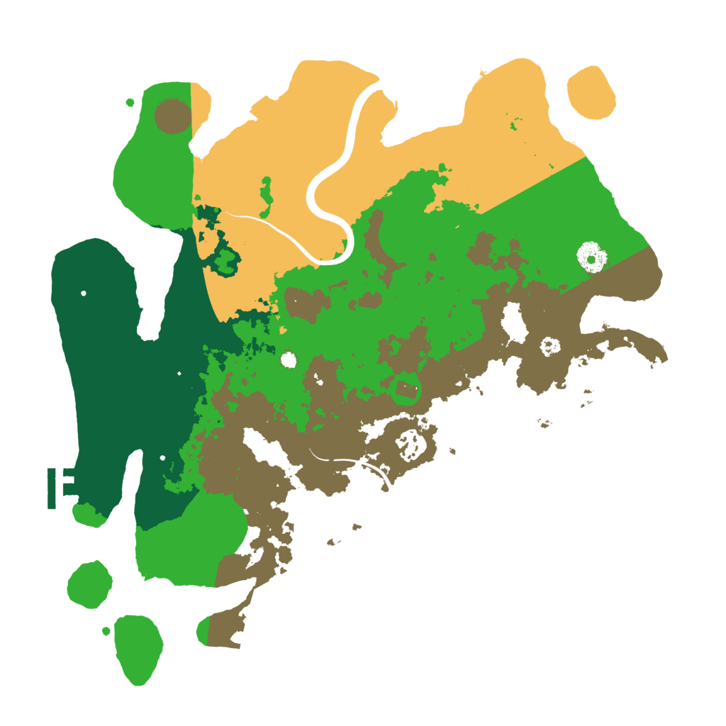 Biome Rust Map: Procedural Map, Size: 3600, Seed: 1632402770