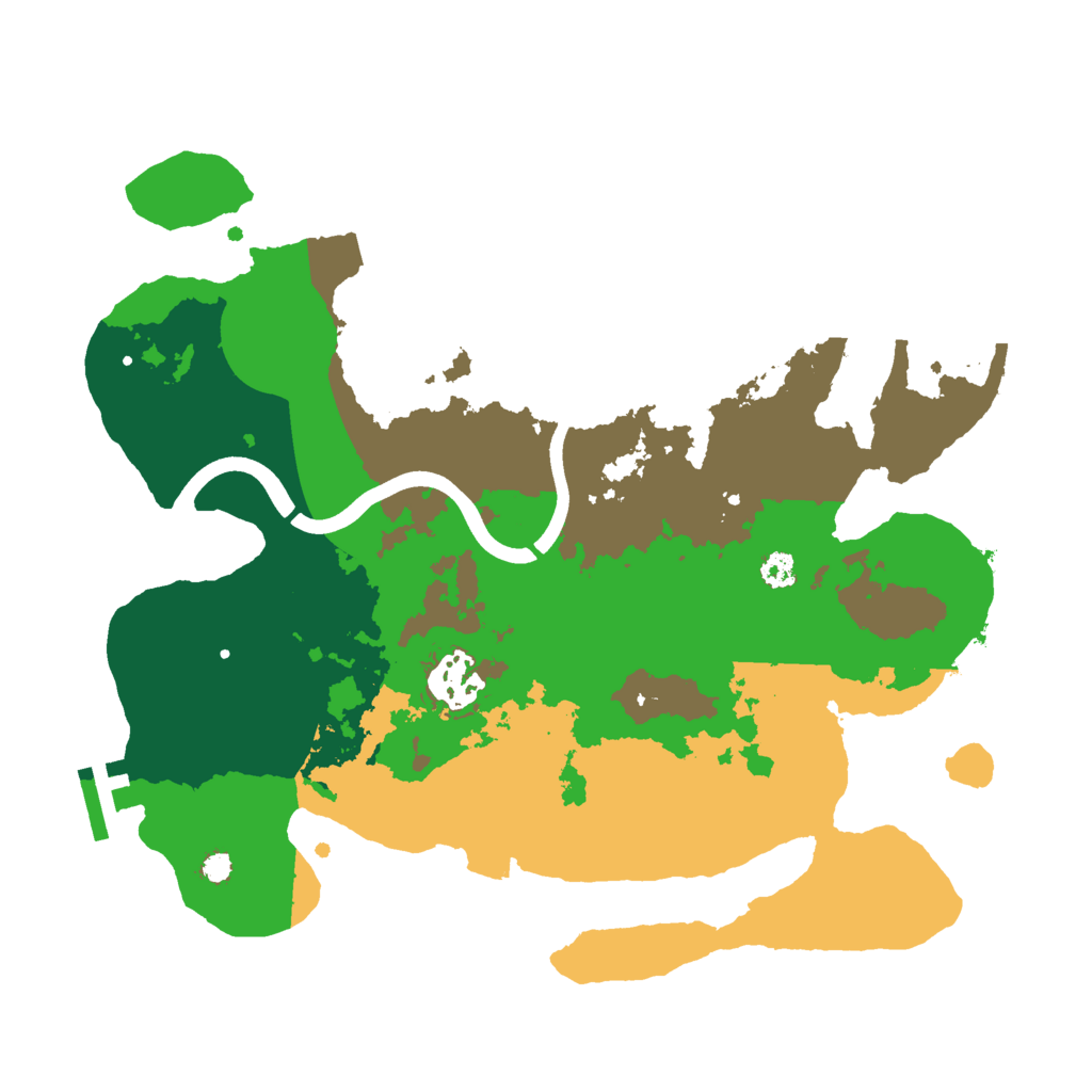 Biome Rust Map: Procedural Map, Size: 3000, Seed: 64817099