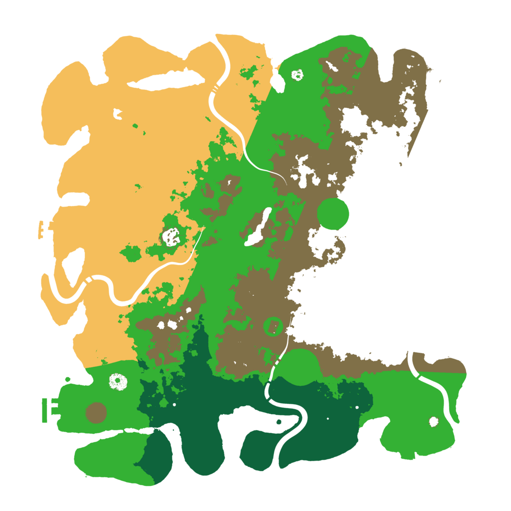Biome Rust Map: Procedural Map, Size: 4250, Seed: 845928724