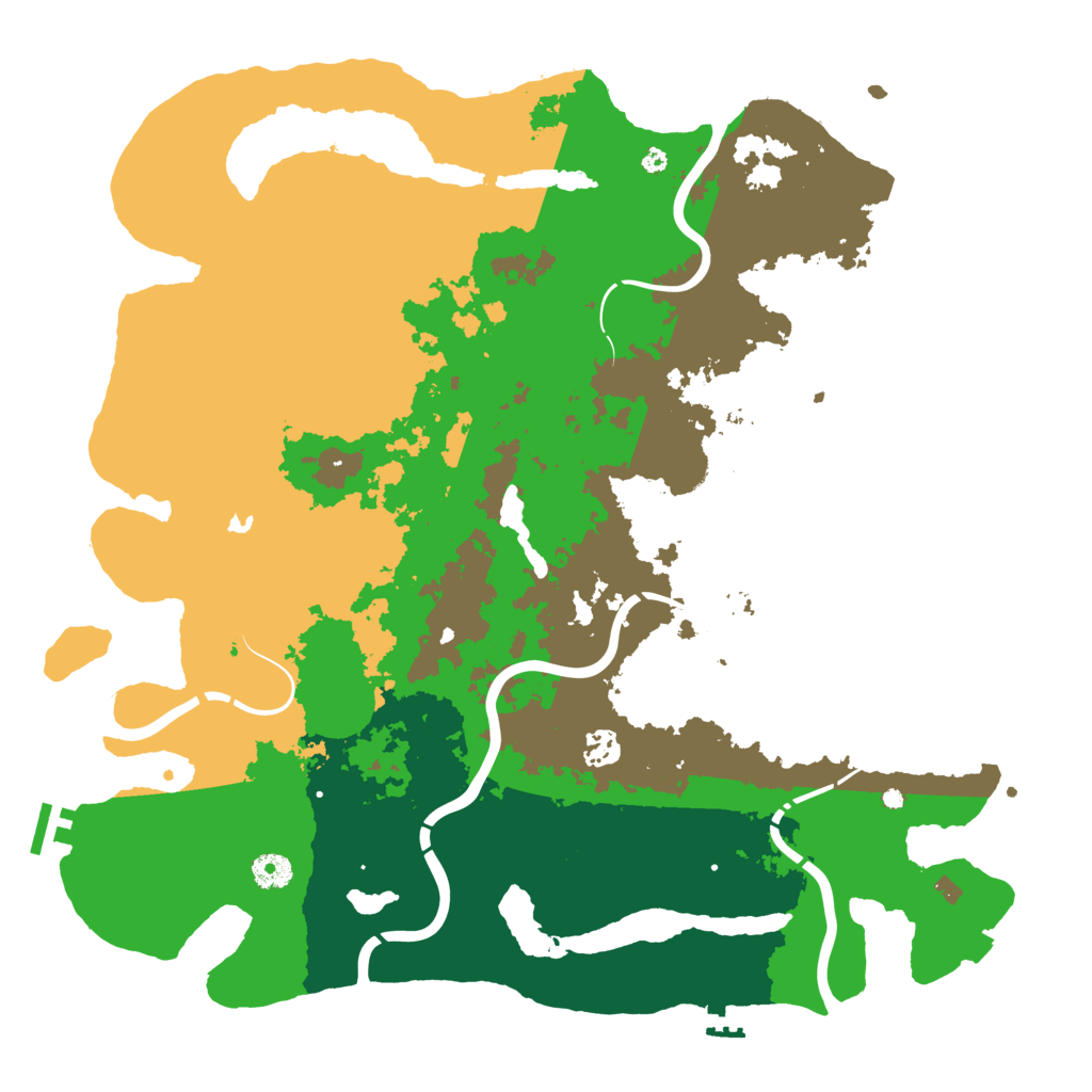 Biome Rust Map: Procedural Map, Size: 4250, Seed: 1869056560