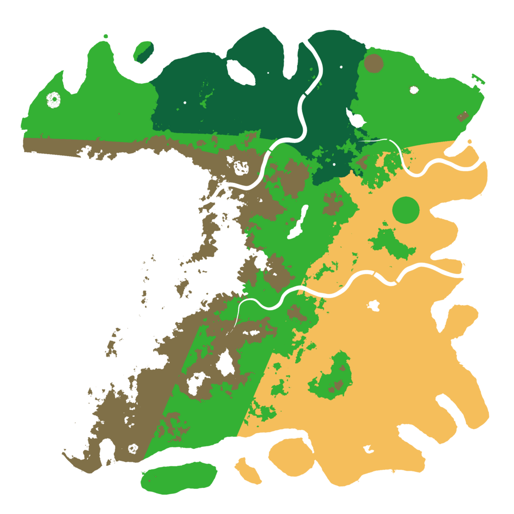 Biome Rust Map: Procedural Map, Size: 5000, Seed: 1340523506