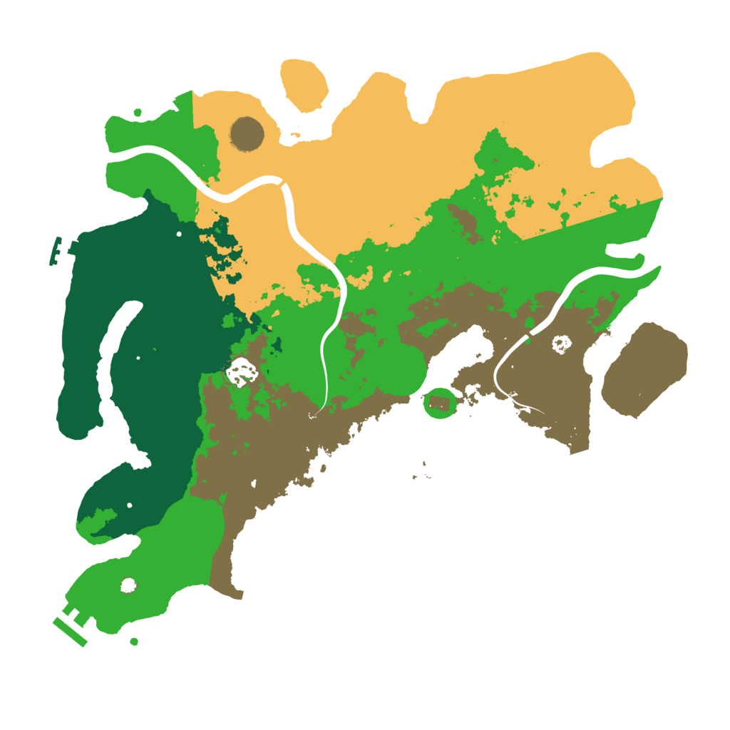 Biome Rust Map: Procedural Map, Size: 3750, Seed: 30117077