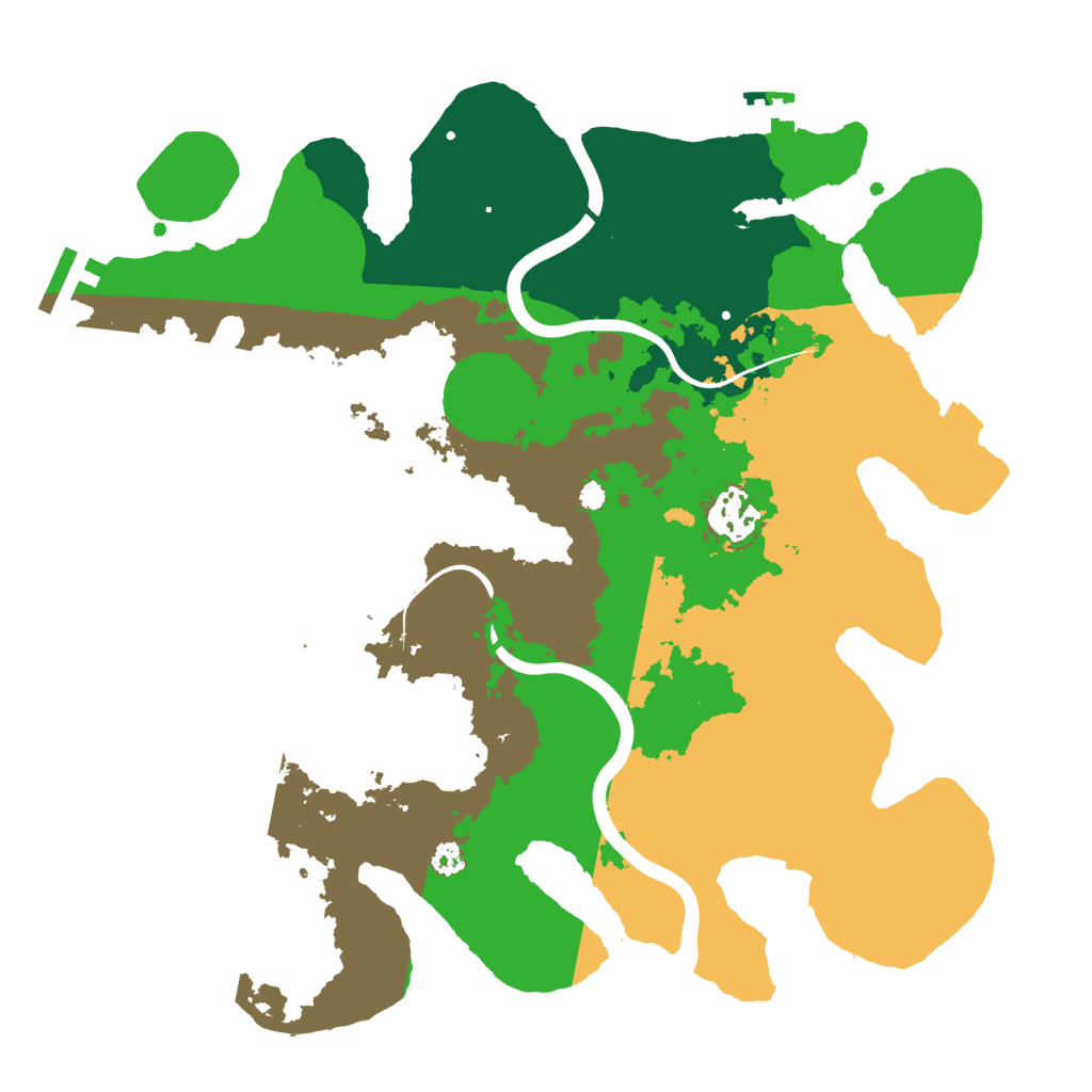 Biome Rust Map: Procedural Map, Size: 3247, Seed: 58246