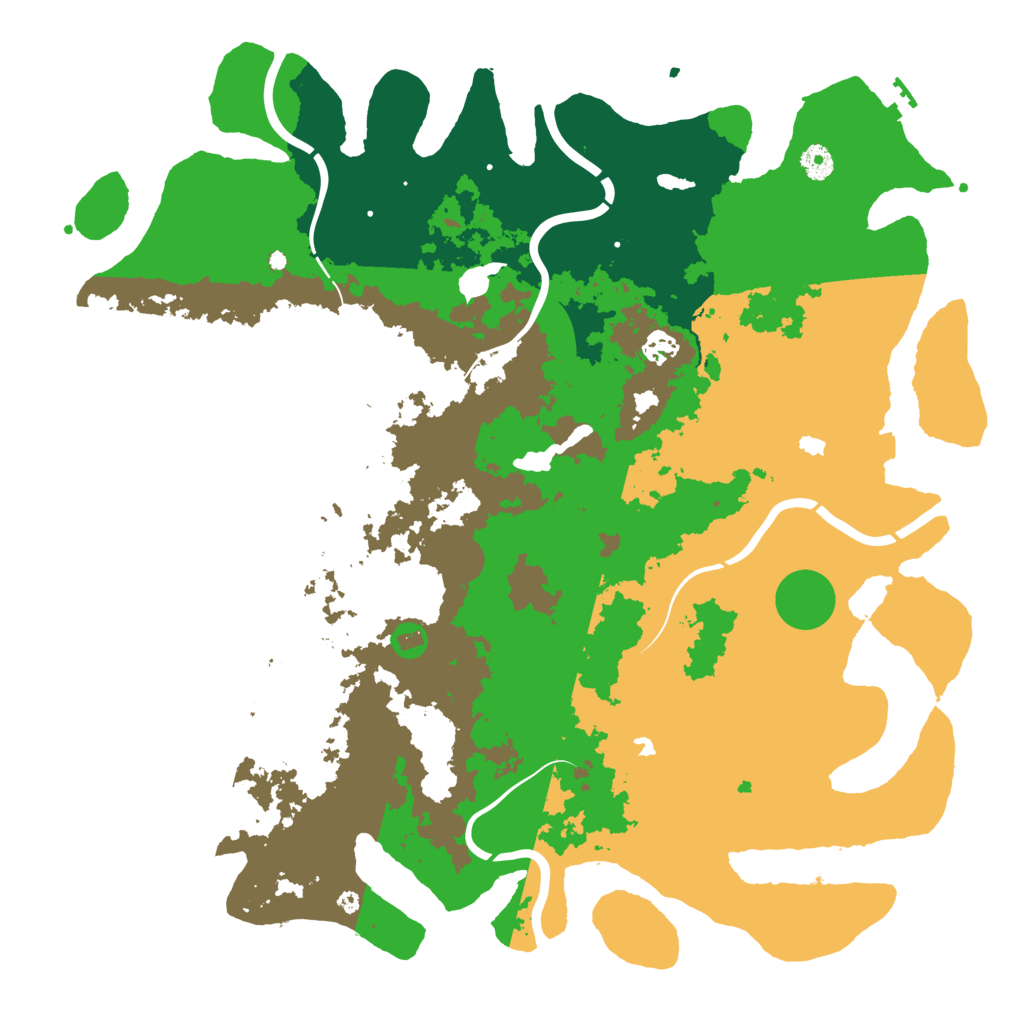Biome Rust Map: Procedural Map, Size: 4500, Seed: 360625327