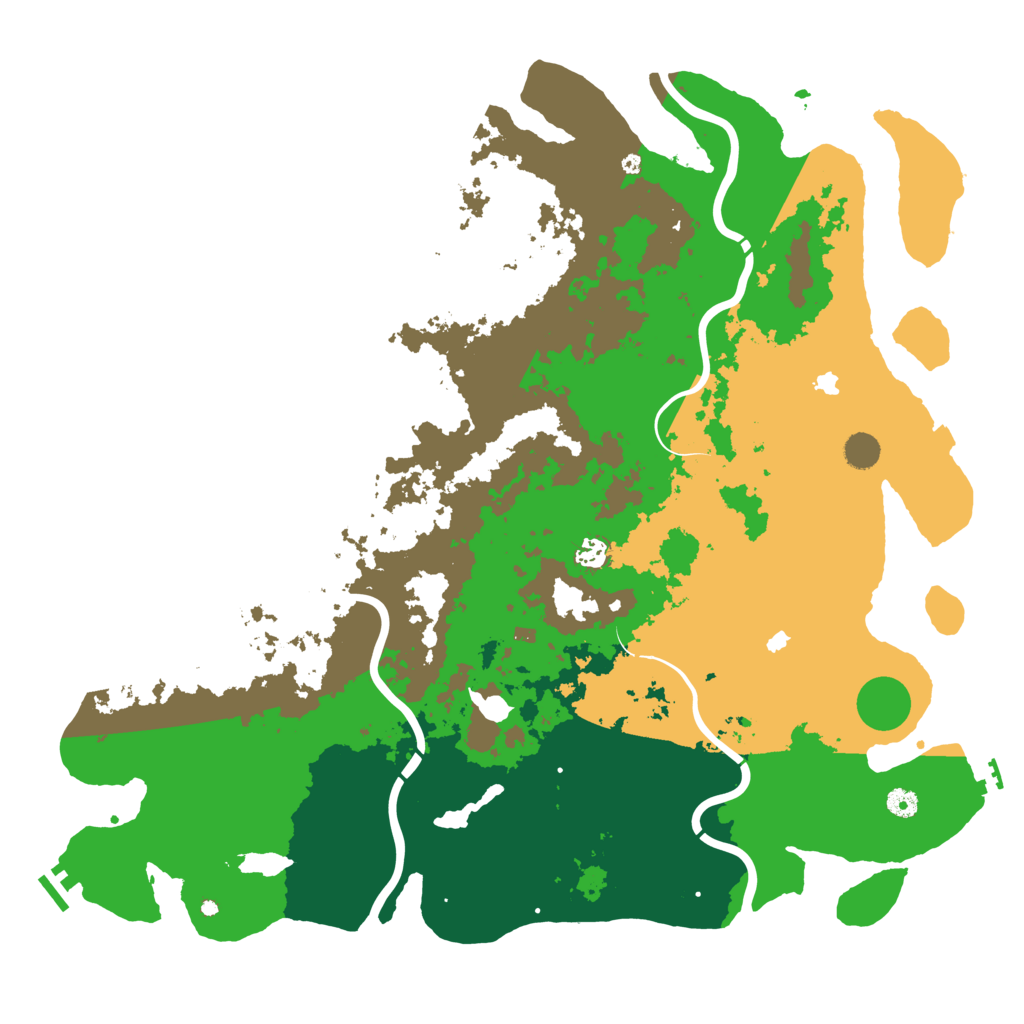 Biome Rust Map: Procedural Map, Size: 5000, Seed: 1694894140