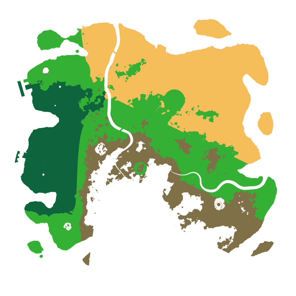Biome Rust Map: Procedural Map, Size: 3750, Seed: 21347