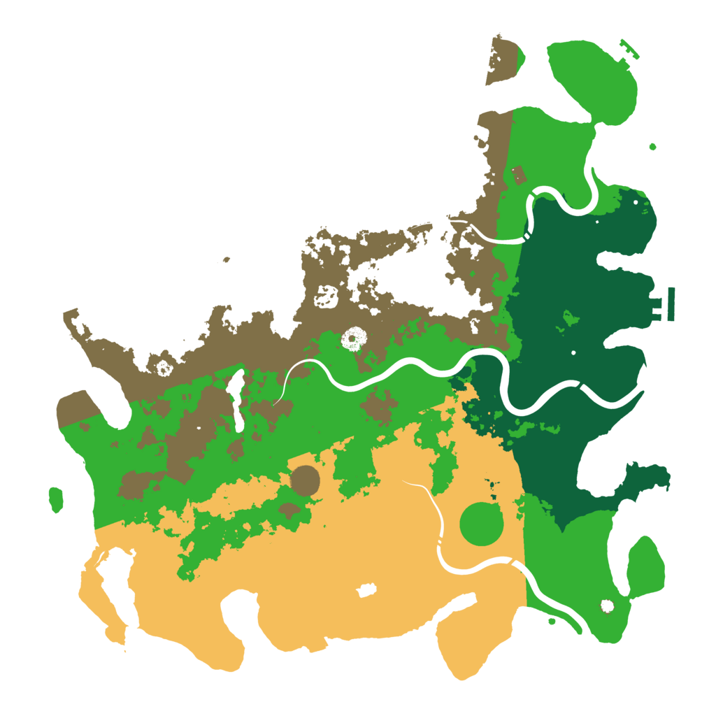 Biome Rust Map: Procedural Map, Size: 4300, Seed: 620124842