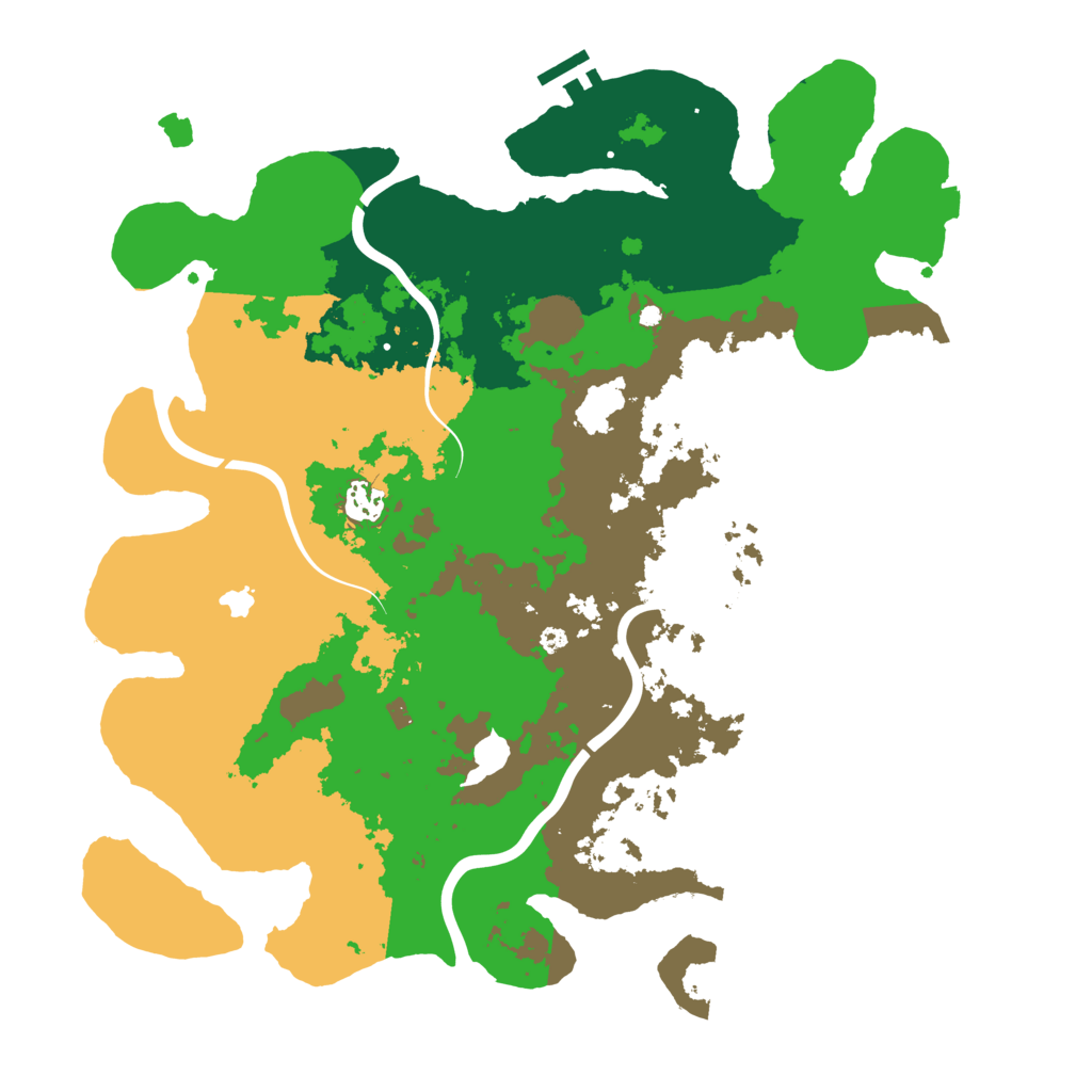 Biome Rust Map: Procedural Map, Size: 4000, Seed: 1125583723