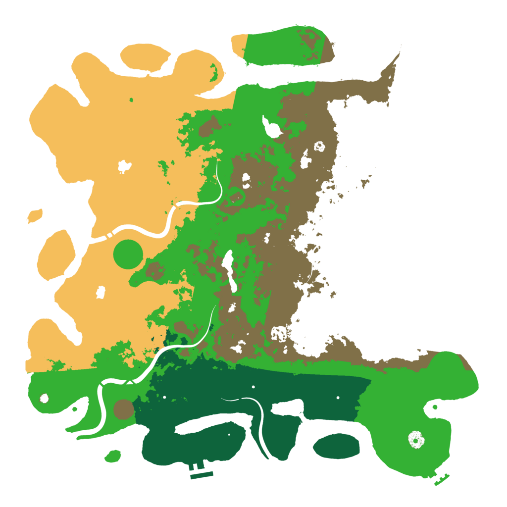 Biome Rust Map: Procedural Map, Size: 4500, Seed: 447810039